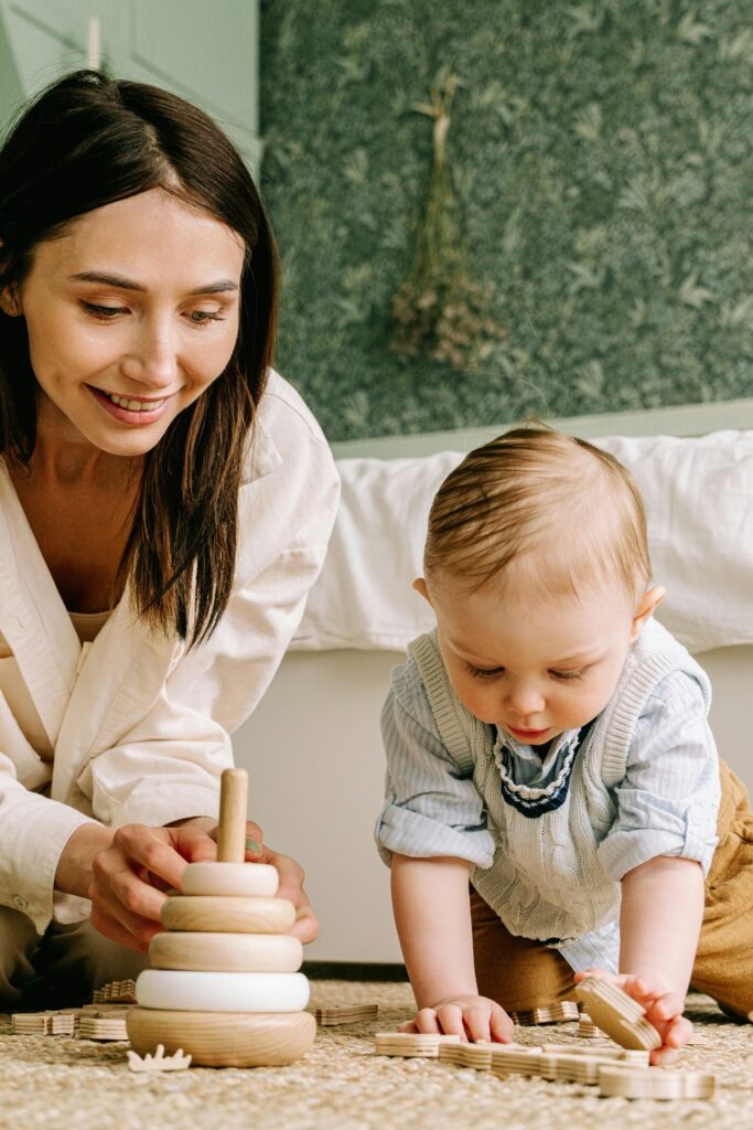 cadeau baby 1 jaar stapelringen