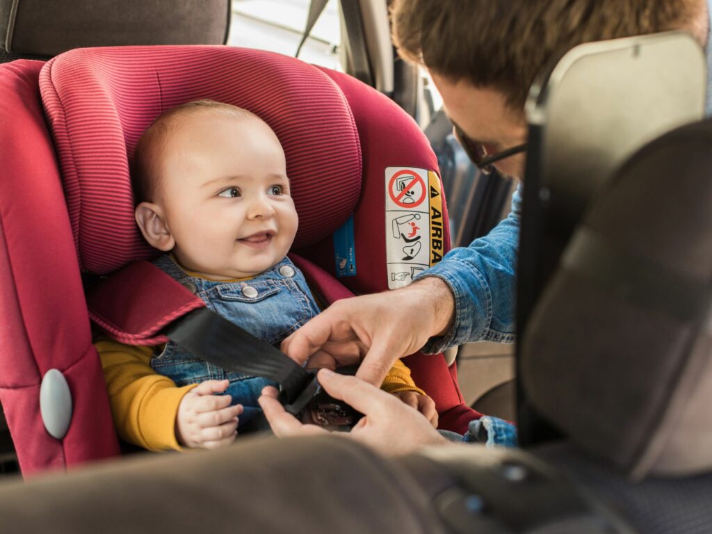 lange autorit met baby