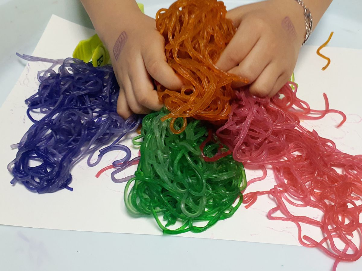 sensorische materialen combineren smaak geur kleur