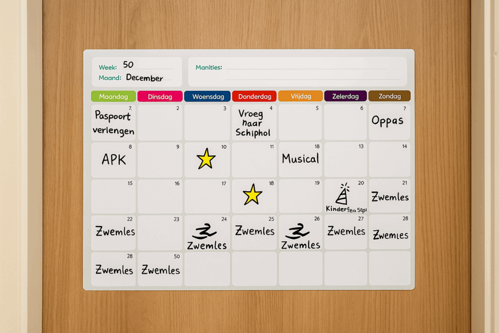 planbord gezin